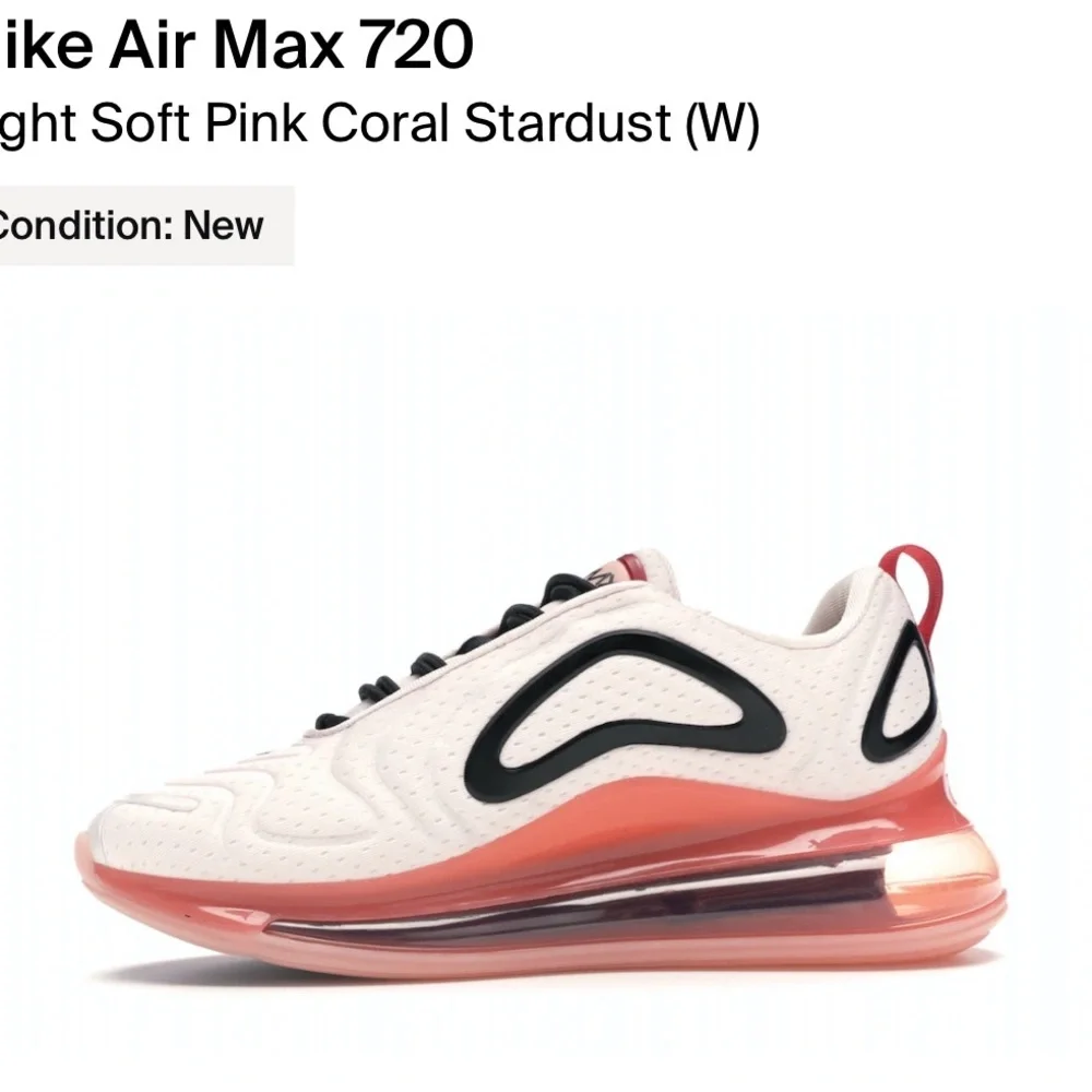 Nike Air Max 720 Light Soft Pink Coral Stardust (W) - Picture 7 of 13